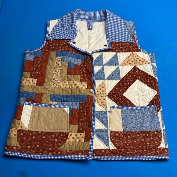 Jackets & Blazers - Woman’s Patchwork Quilted Handmade Vest